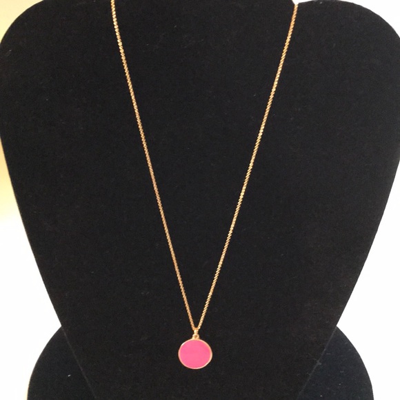 Kate Spade think pink necklace